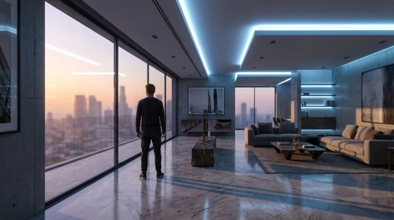 Biodynamic Lighting Systems in Penthouse Design: Technical Implementation and Performance Metrics