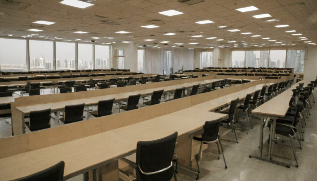 Every Dubai fit-out instruction needs authority, scope, notice, and status control editorial visual