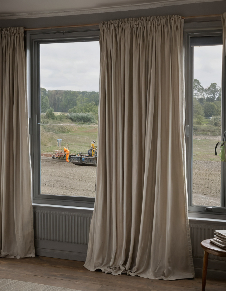 Curtain tracks, installation and access equipment belong in the window price editorial visual